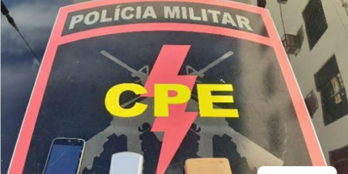 Polícia militar prende traficante em Rio Verde.