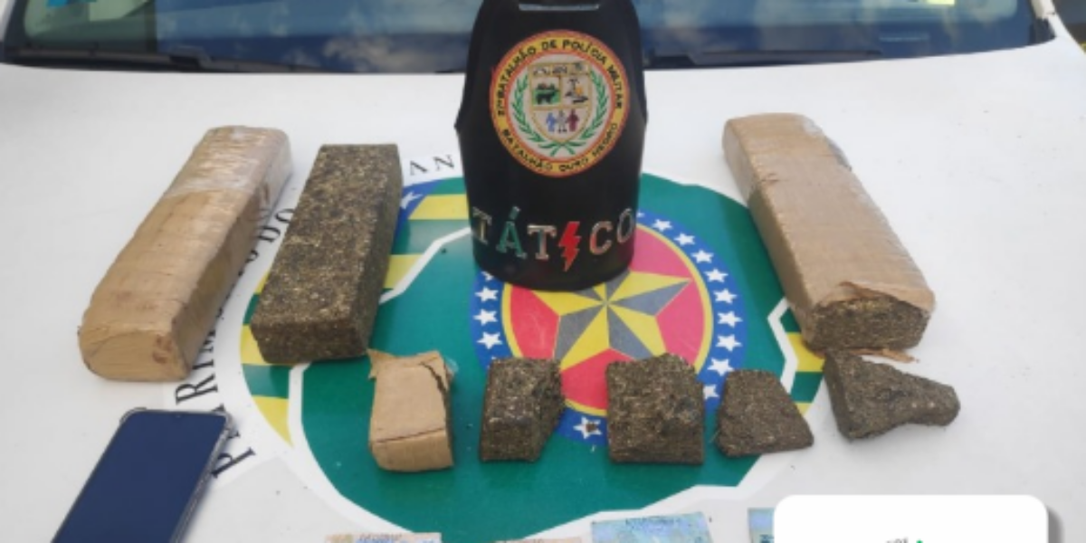 Traficante é preso em Bela Vista de Goiás.