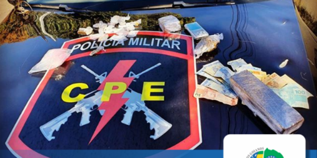 Traficante é preso em Trindade.