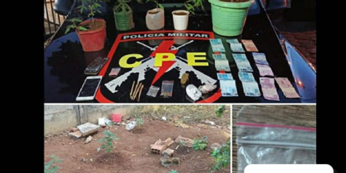  Traficante é preso na cidade de Itapuranga.