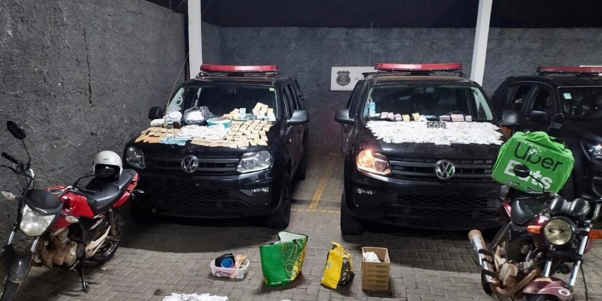 Policiais militares do COD prenderam criminosos que operavam esquema sofisticado de refino e distribuição de cocaína