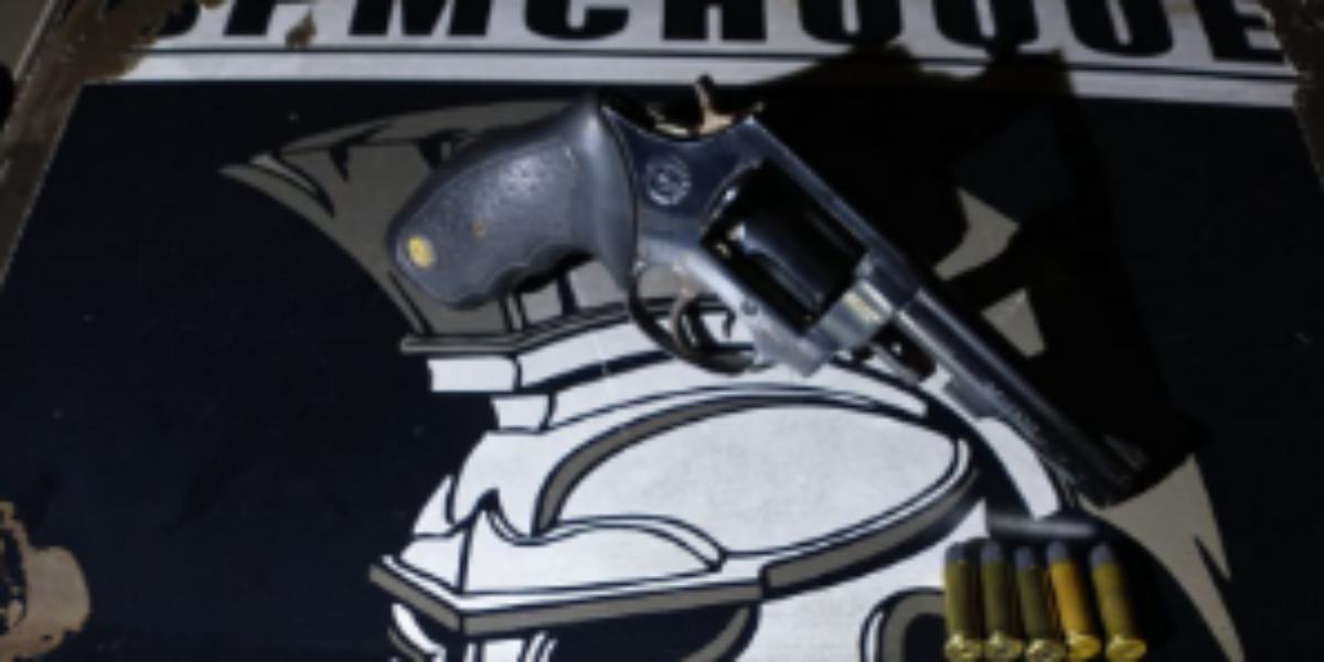 PMGO no combate ao porte ilegal de arma de fogo.