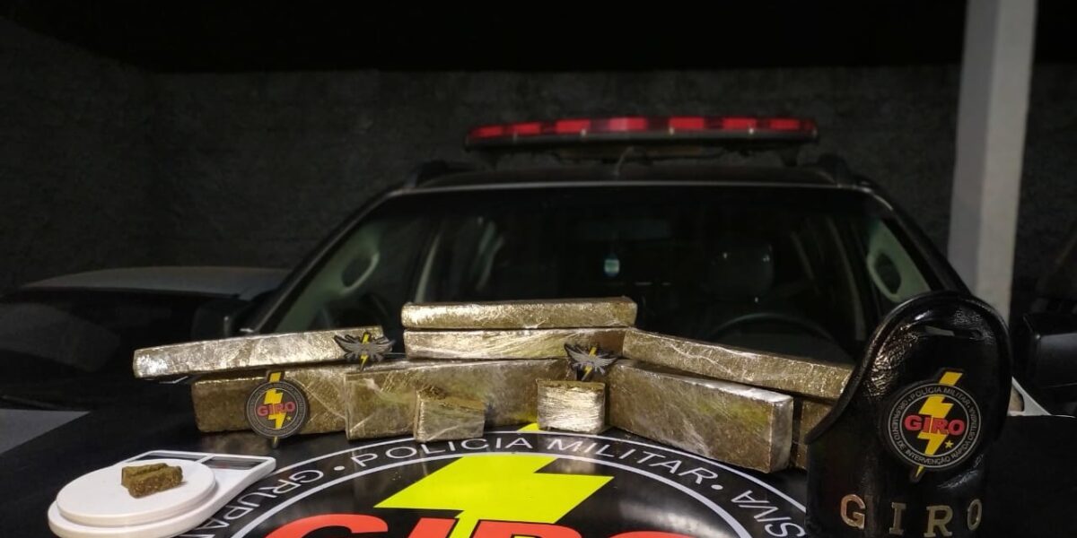 GIRO apreende menor com nove tabletes de maconha