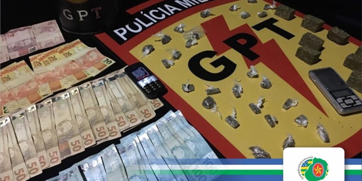 GPT do 18ºBPM prende mais um traficante em Catalão