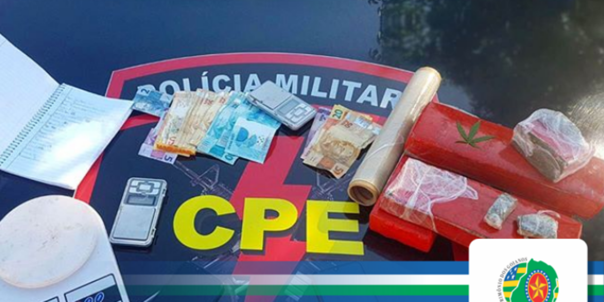 PM prende dois homens por envolvimento com tráfico