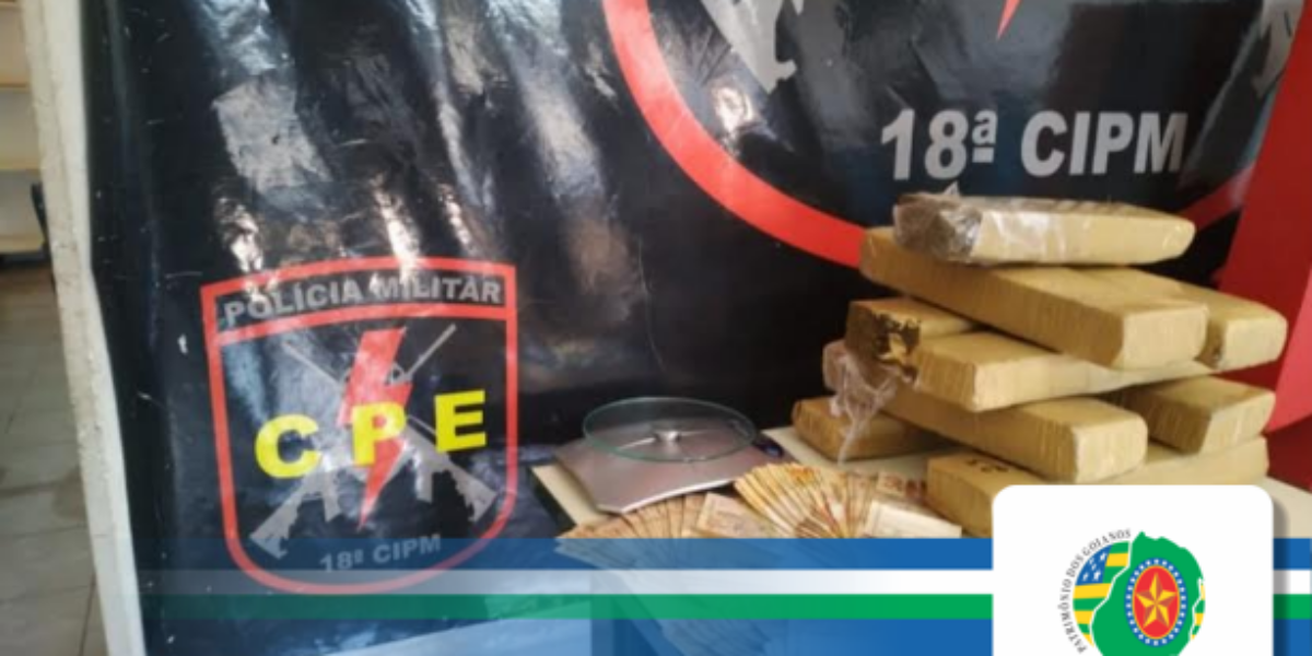 PMGO prende quatro homens em Jataí suspeitos de tráfico de drogas