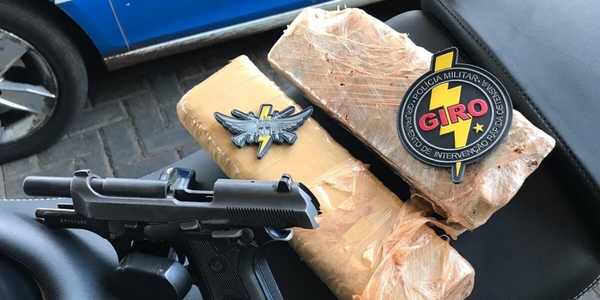 GIRO Apreende Arma de Fogo Ilegal e Drogas no Setor Campinas