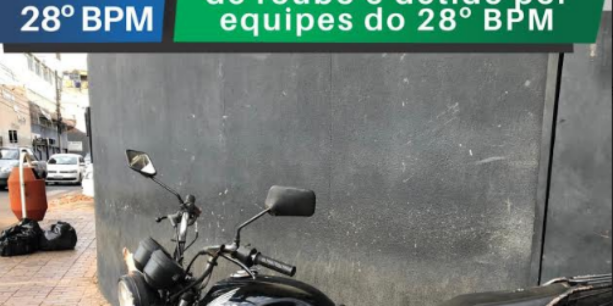 PMGO prende suspeito especializado em roubos de veículos