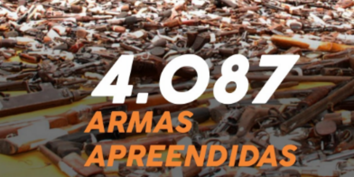 Apreensão de armas de fogo em Goiás, realizadas pela PMGO