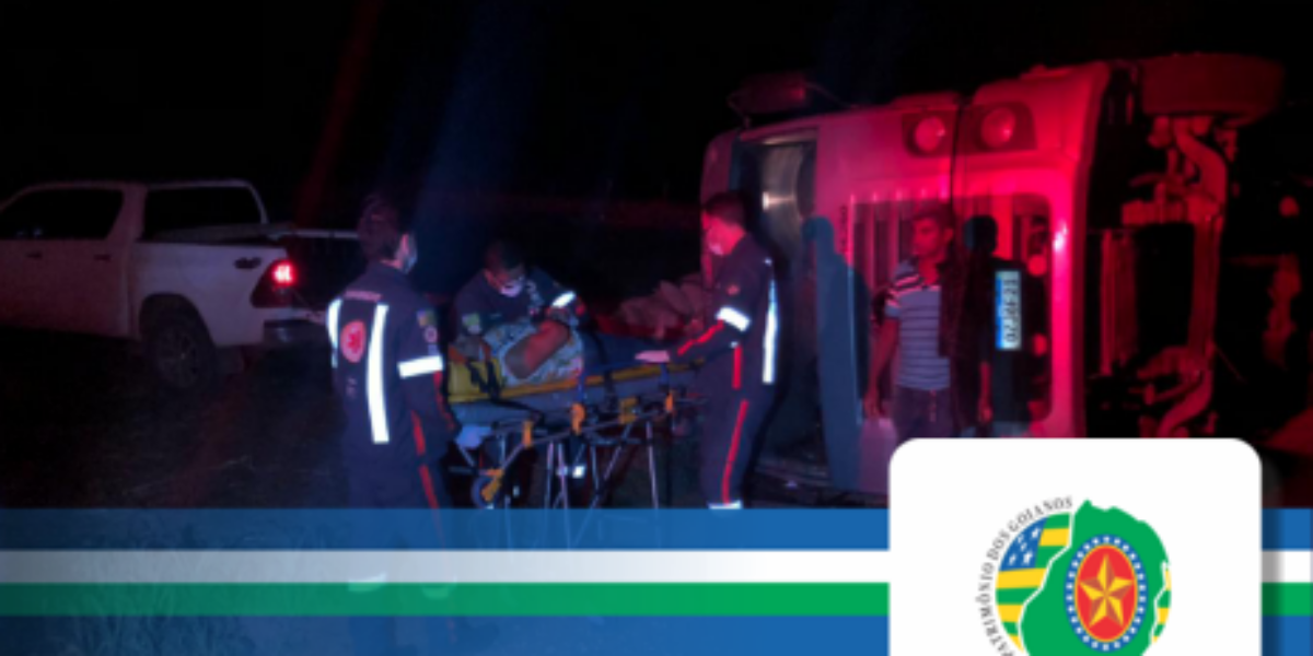 Apoio policial inesperado salva vítimas de acidente na BR-080, em Goiás