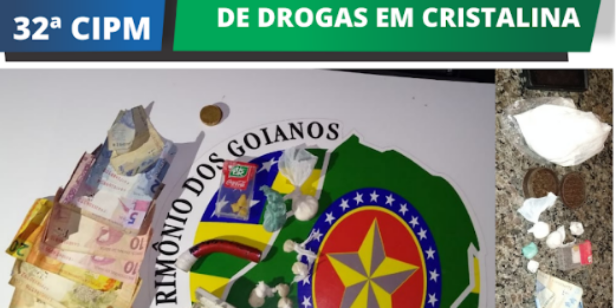 PM na linha de frente no combate ao tráfico de drogas em Cristalina