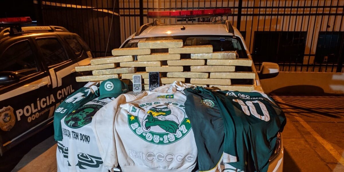 PMGO Prende Integrante de Torcida Organizada com 21 kg de Drogas, em Aparecida de Goiânia-GO