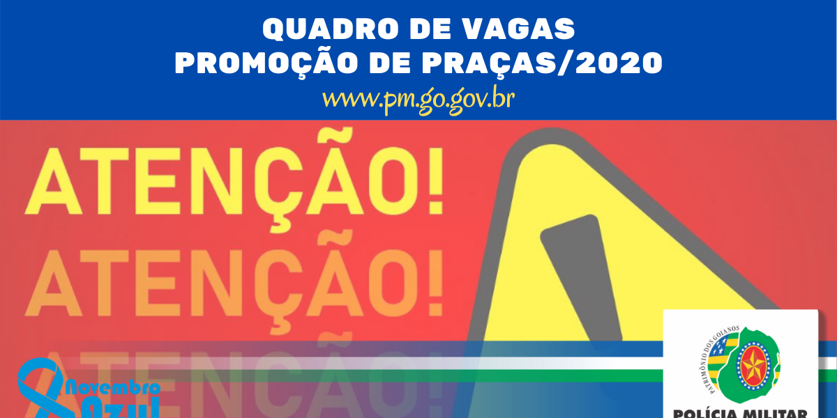 Quadro de Vagas Promoção De Praças – 2020