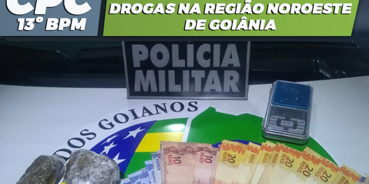Traficante é preso com drogas na Região Noroeste de Goiânia