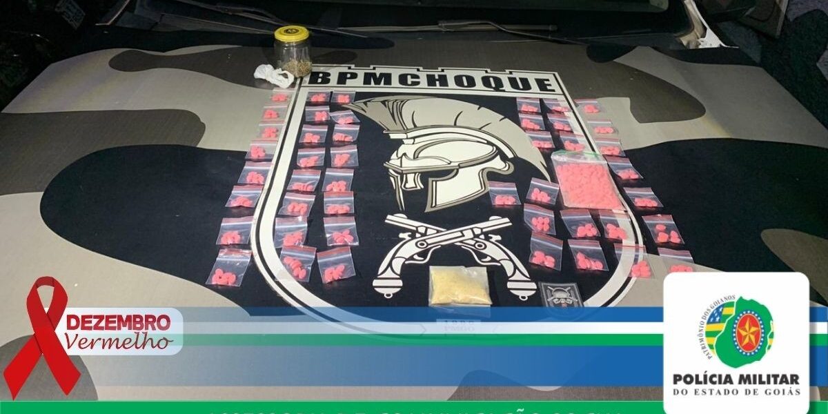 CHOQUE prende dois traficantes com 357 comprimidos de Ecstasy