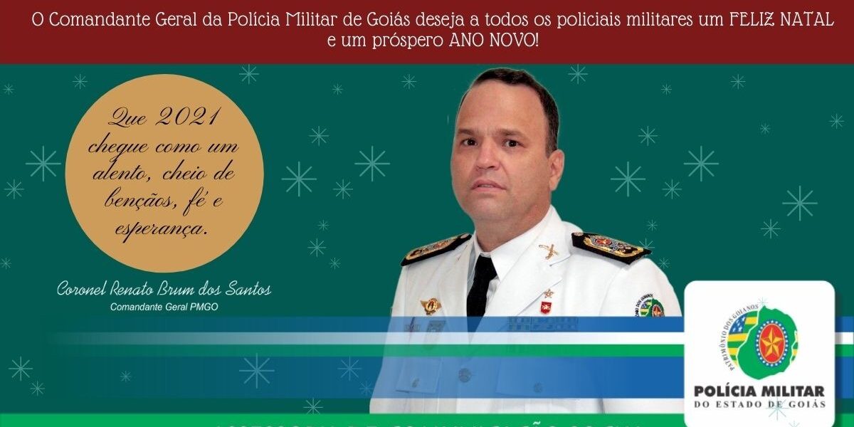 Mensagem de fim de ano do Comandante Geral