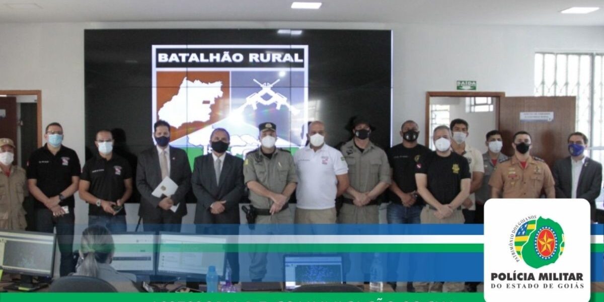 Comitiva de Segurança Pública do Pará visita BPMRural de Goiás