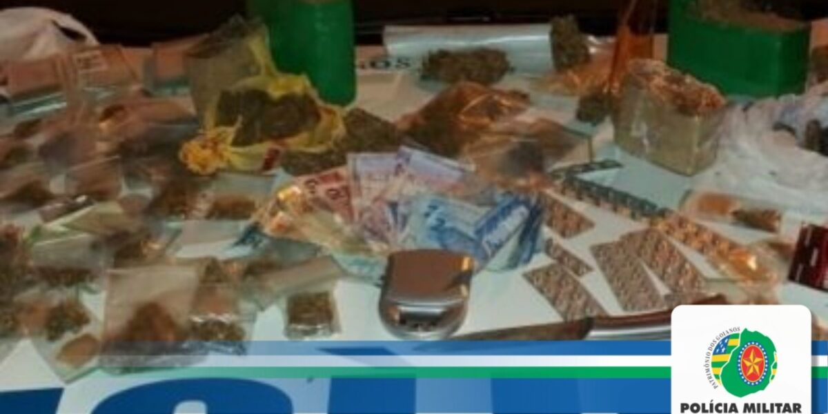 Indivíduo é detido por tráfico de drogas em Valparaíso de Goiás.
