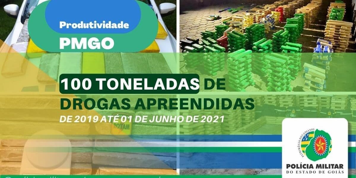 100 toneladas: em dois anos Polícia Militar bate recorde na apreensão de drogas.
