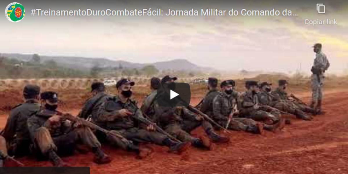 TreinamentoDuroCombateFácil: Jornada Militar do Comando da Academia da PMGO