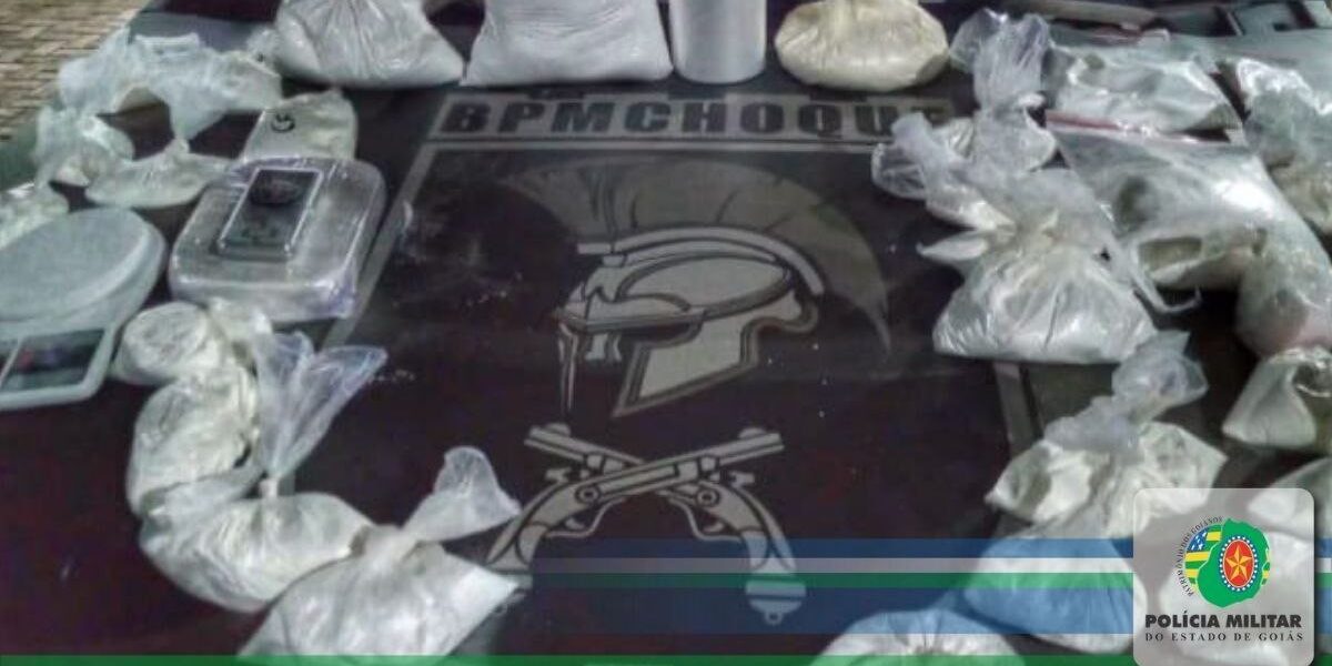 CHOQUE fecha laboratório de refino de drogas em Goiânia-GO