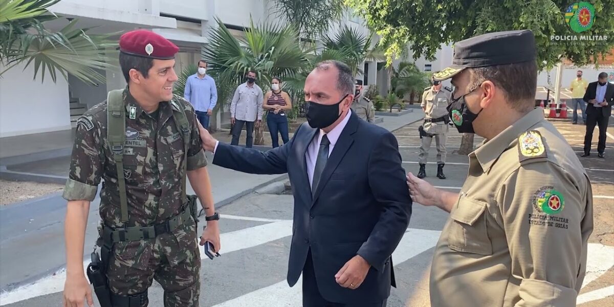 Comando de Operações Especiais do Exército Brasileiro realiza inspeção técnica à PMGO