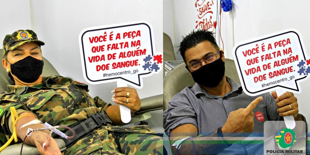 O Comando de Operações de Cerrado realizou campanha de doação de sangue