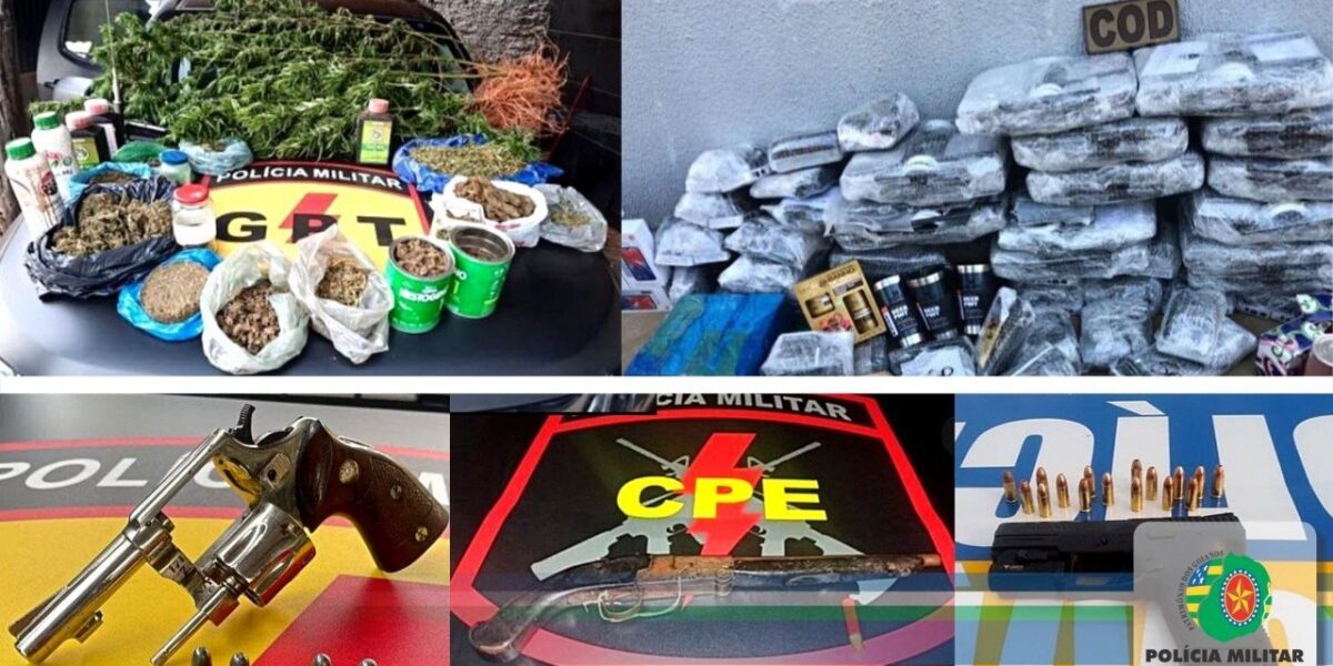 Produtividade PMGO no final de semana prolongado