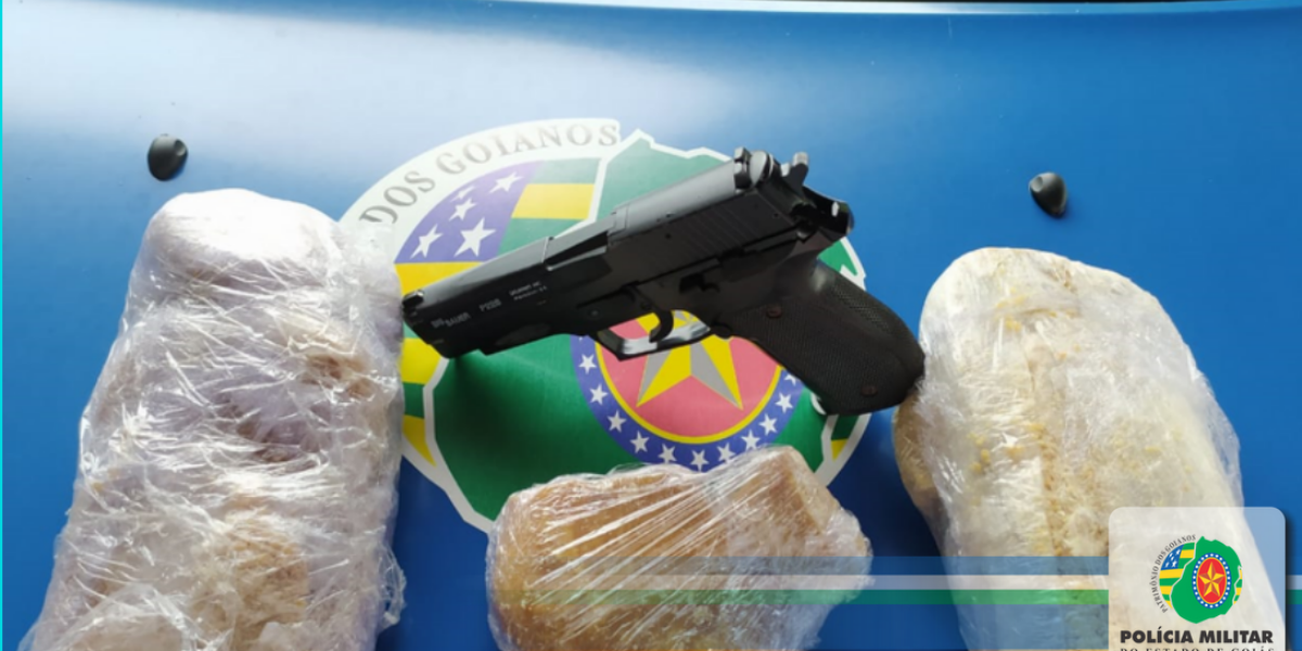 43º BPM: traficante é preso em São Luis de Montes Belos-GO