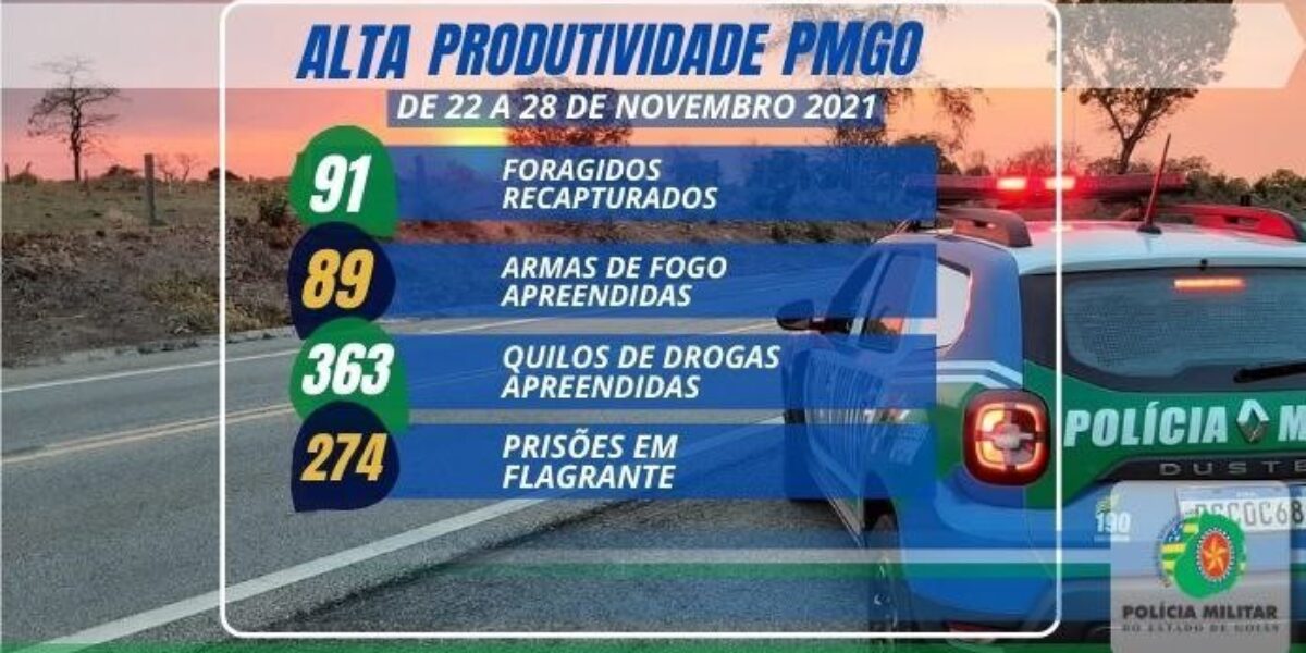 Saldo semanal positivo: produtividade do dia 22 ao dia 29 de novembro