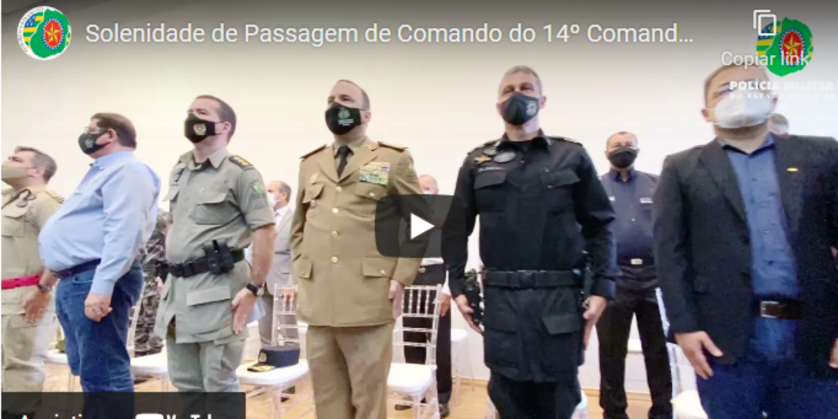 Solenidade de Passagem de Comando do 14º CRPM e 15º BPM