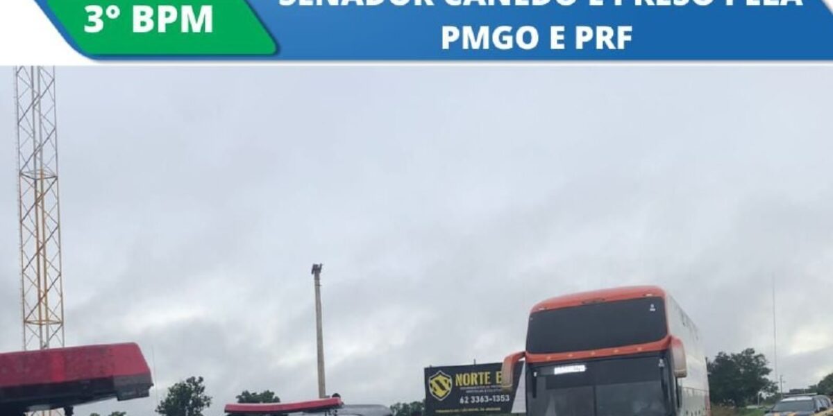 Suspeito de homicídio em Senador Canedo é preso na BR-153, em Goiânia-GO