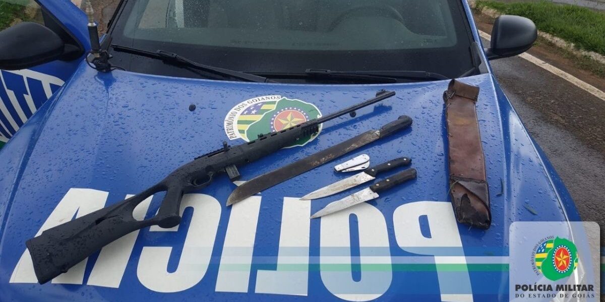 40°BPM: autor de ameaças com arma de fogo é preso em Inhumas 