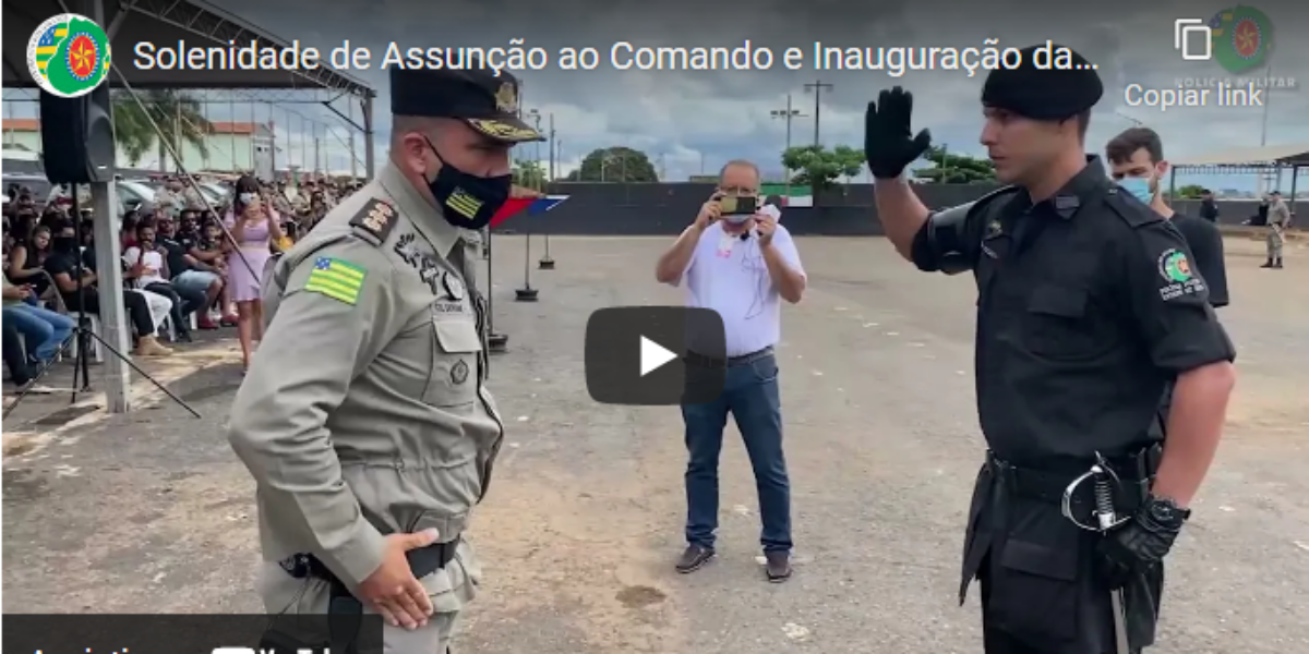 Solenidade de Assunção e inauguração das instalações da CPE de Luziânia