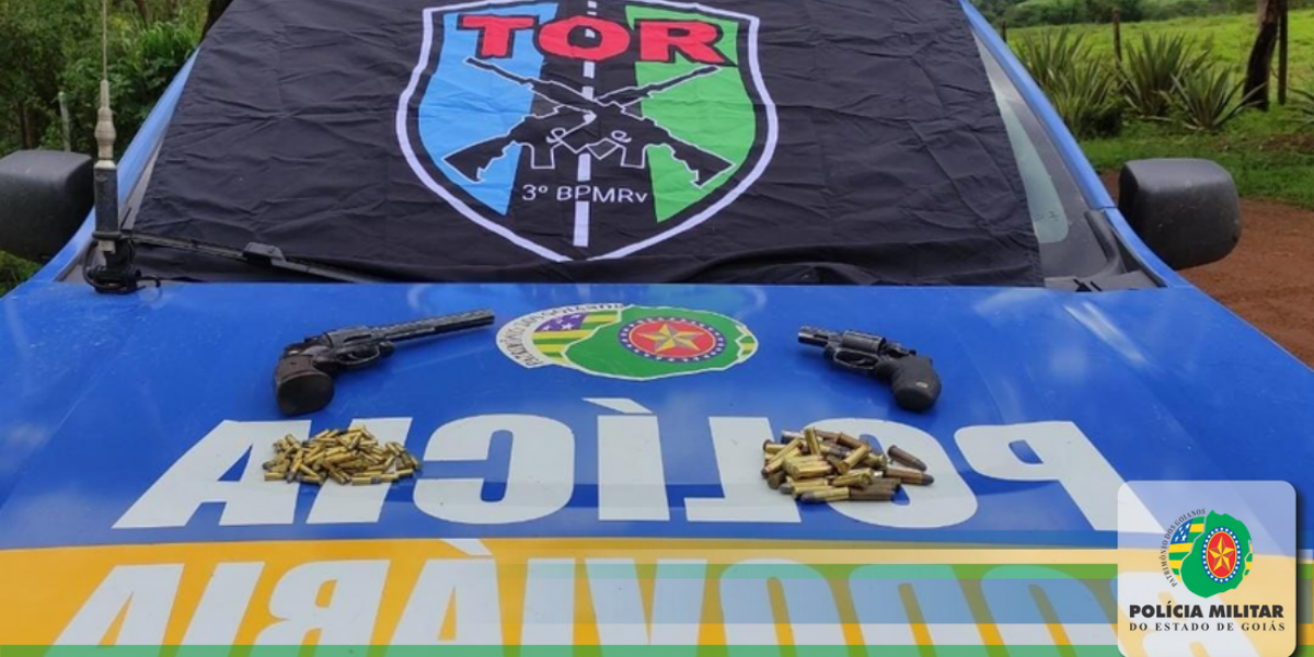 3º BPMRv apreende armas após abordagem