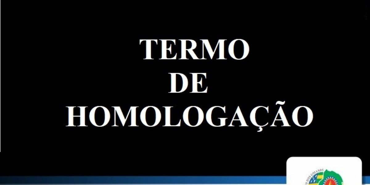 TERMO DE HOMOLOGAÇÃO PREGÃO ELETRÔNICO Nº 013/2021