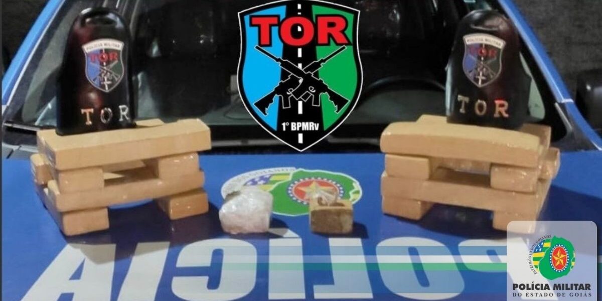 TOR apreende 10kg de maconha em abordagem no setor Jd. América 