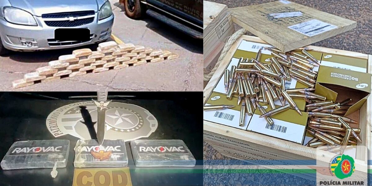 #SemTrégua: COD apreende drogas avaliadas em mais de R$1 milhão e munições de alto poder de fogo