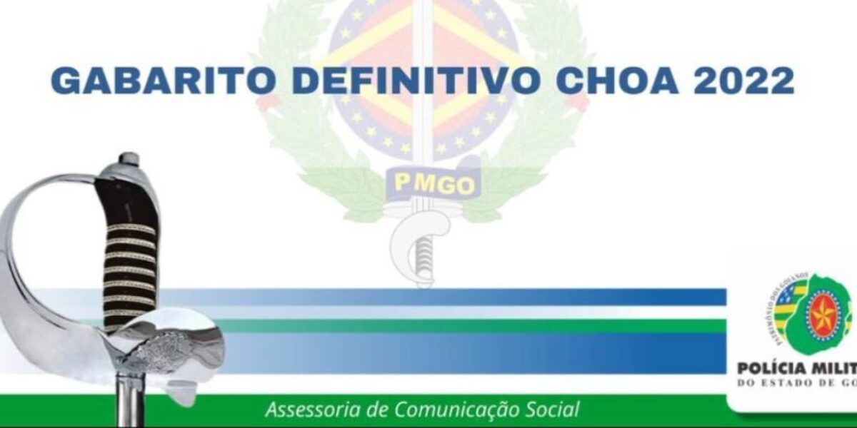 Gabarito definitivo CHOA 2022