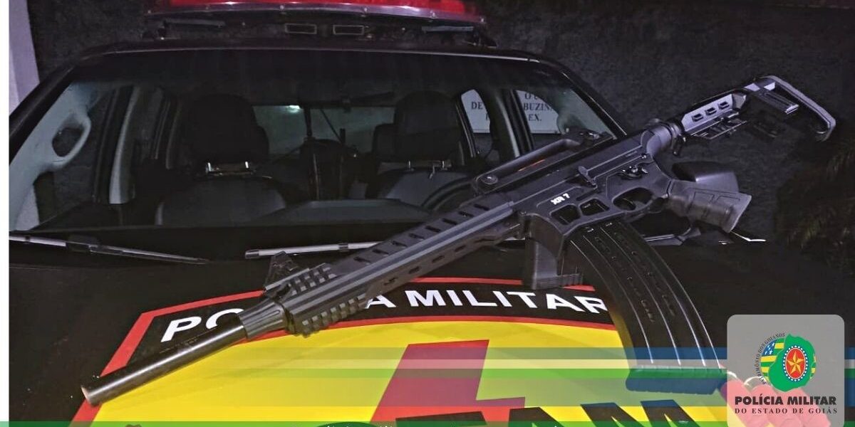ROTAM apreende arma com alto poder de fogo