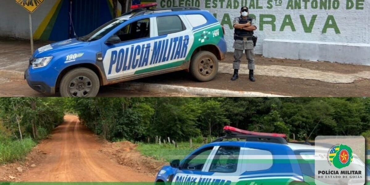3º Batalhão realiza visita em escolas da zona rural de Minaçu-GO