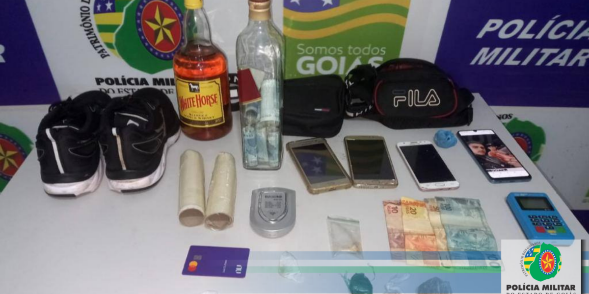 Equipes do 2º BPM prendem suspeitos de roubo e tráfico de drogas