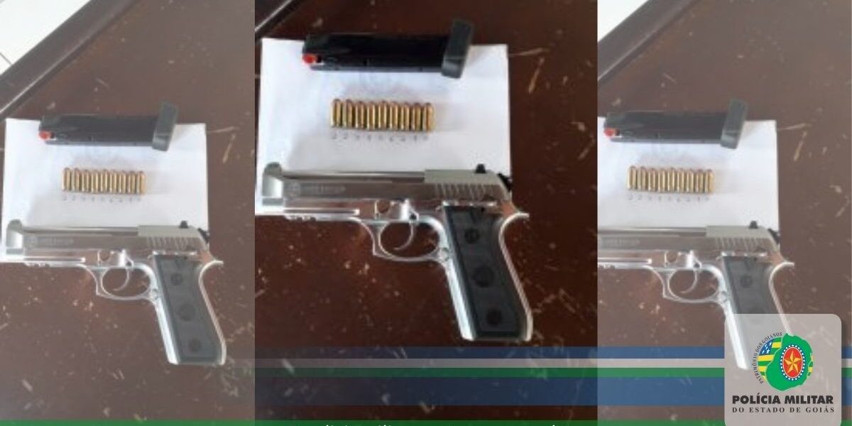 CPR/2° BPMRv apreende arma e munições em Araguapaz