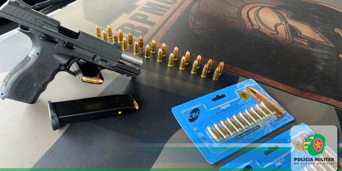 13º BPM e BPMChoque: homem é preso por ameaça e porte ilegal de arma de fogo
