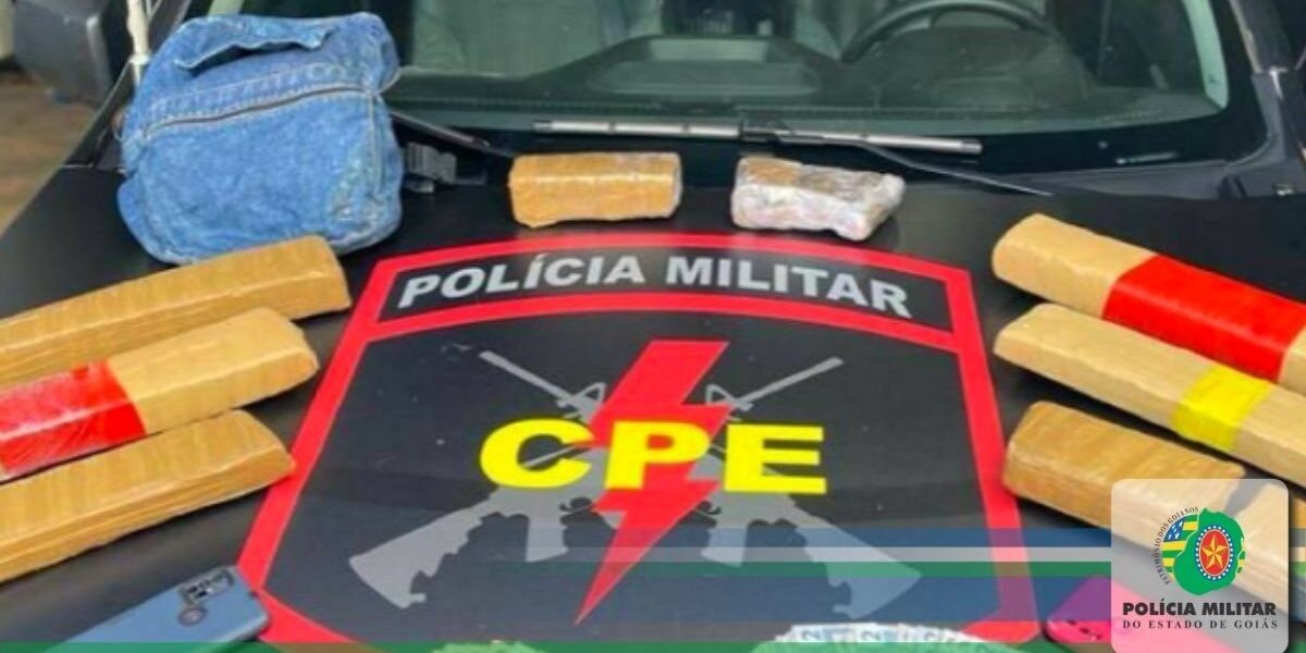 14º CRPM/CPE: Dupla é presa após usar moto-táxi para traficar drogas