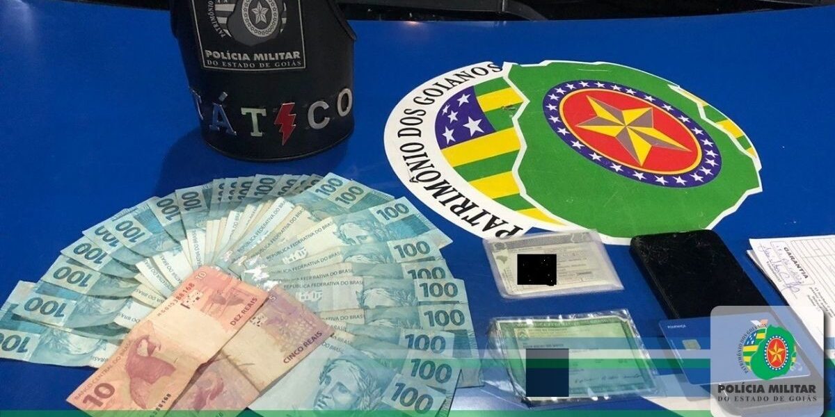 38º BPM prende trio após furtar comércio