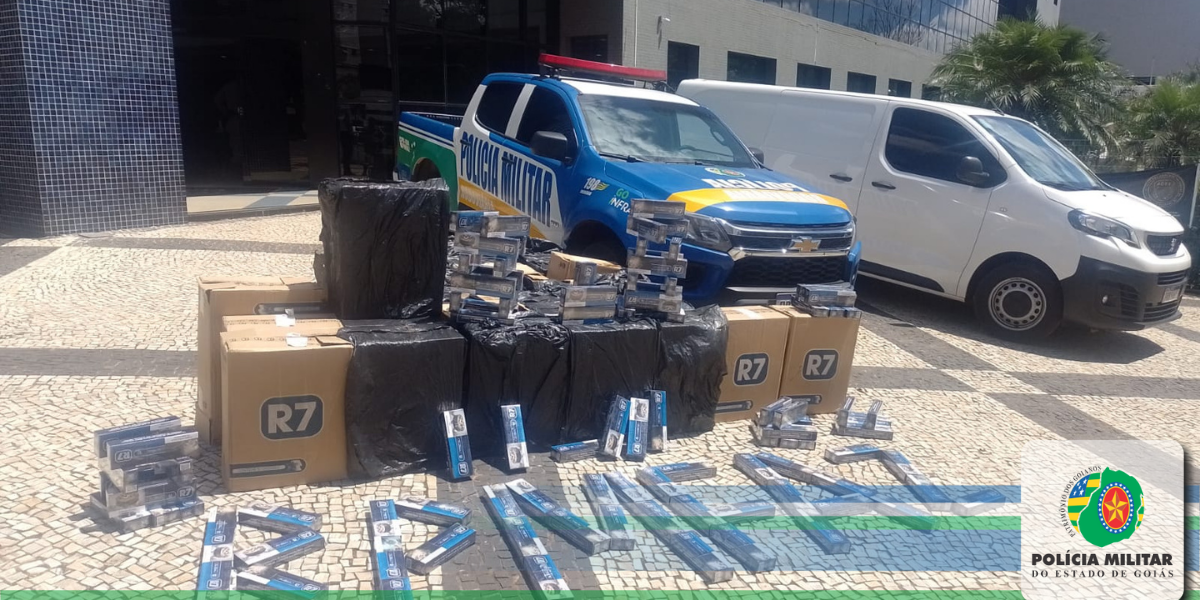 BPMFAZ apreende carga de cigarros ilegal oriunda do Paraguai