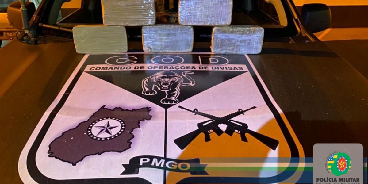 COD prende casal transportando droga avaliada em R$ 200 mil