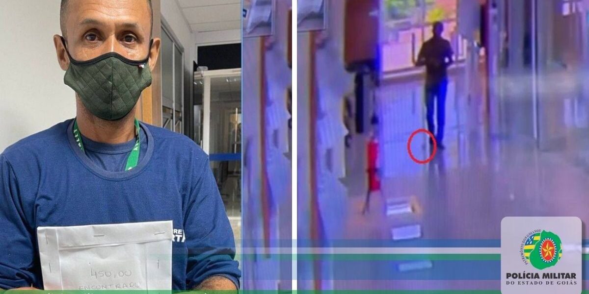 Monitoramento do GMPJ identifica proprietário e devolve dinheiro perdido por um jardineiro no Fórum Cível