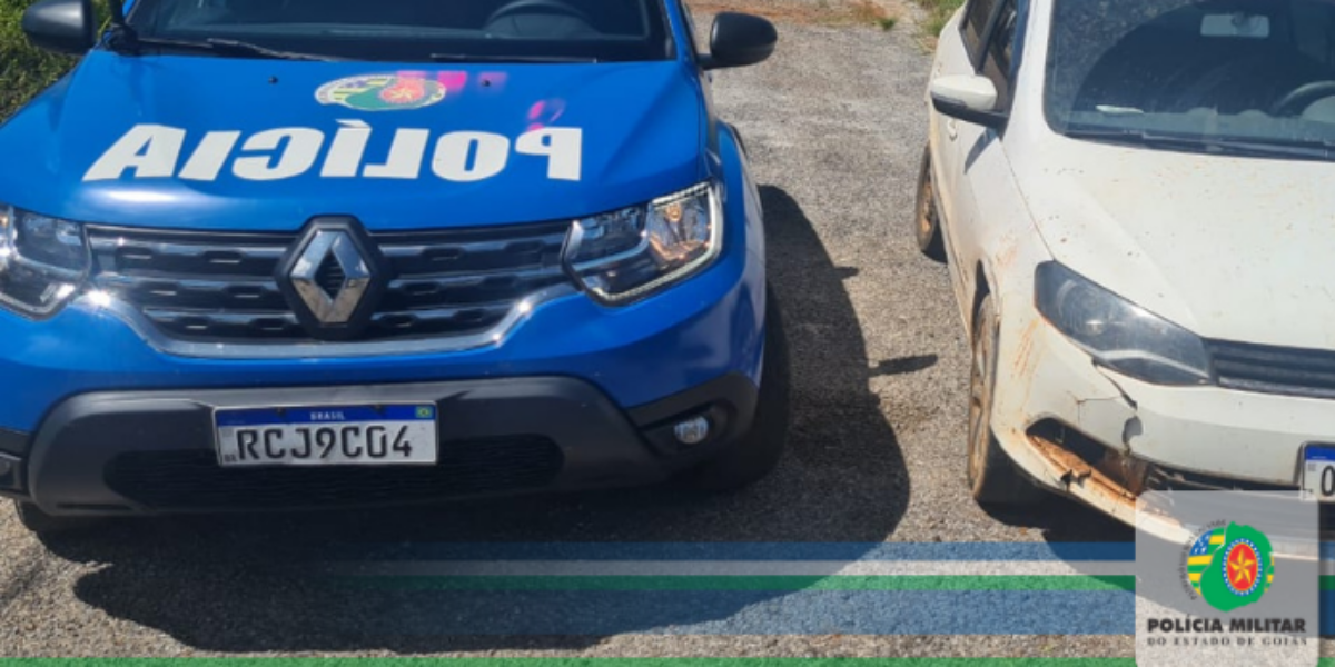 Polícia Militar recupera veículo furtado em Goiandira